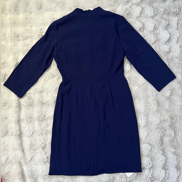 NWT M.M. Lafleur the Niko dress 2.0 Indigo blue size 10 - Picture 3 of 8